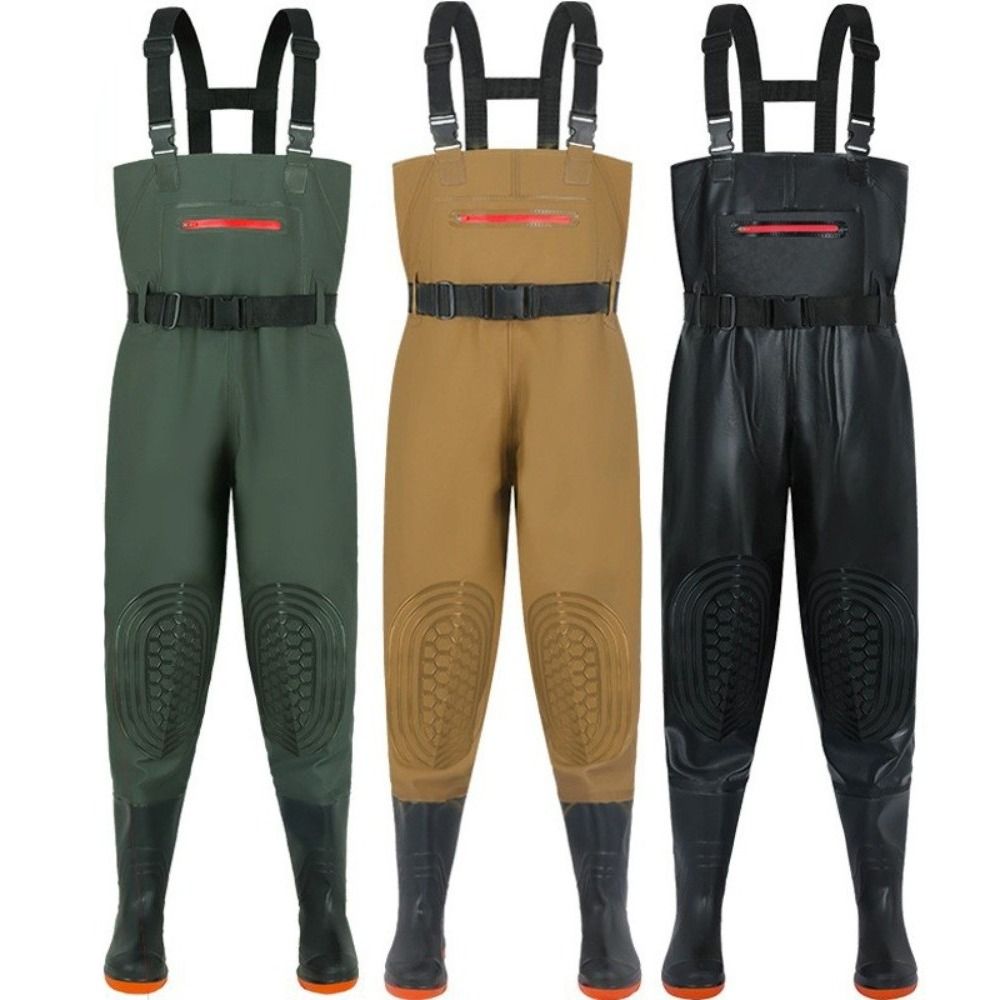 耐久性のあるPVC製釣りスーツ 防水 厚手デザイン ウェーダ - Fishing Waders のレビューと価格