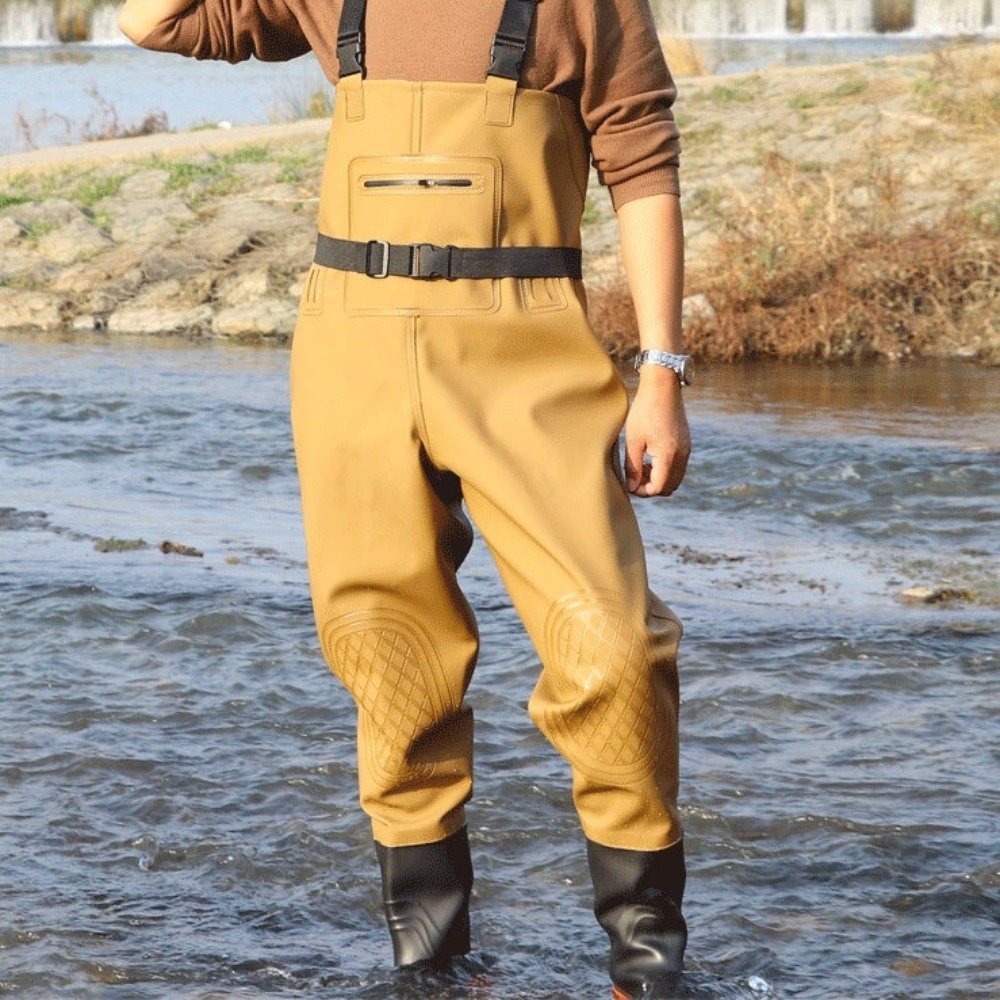 耐久性のあるPVC製釣りスーツ 防水 厚手デザイン ウェーダ - Fishing Waders のレビューと価格
