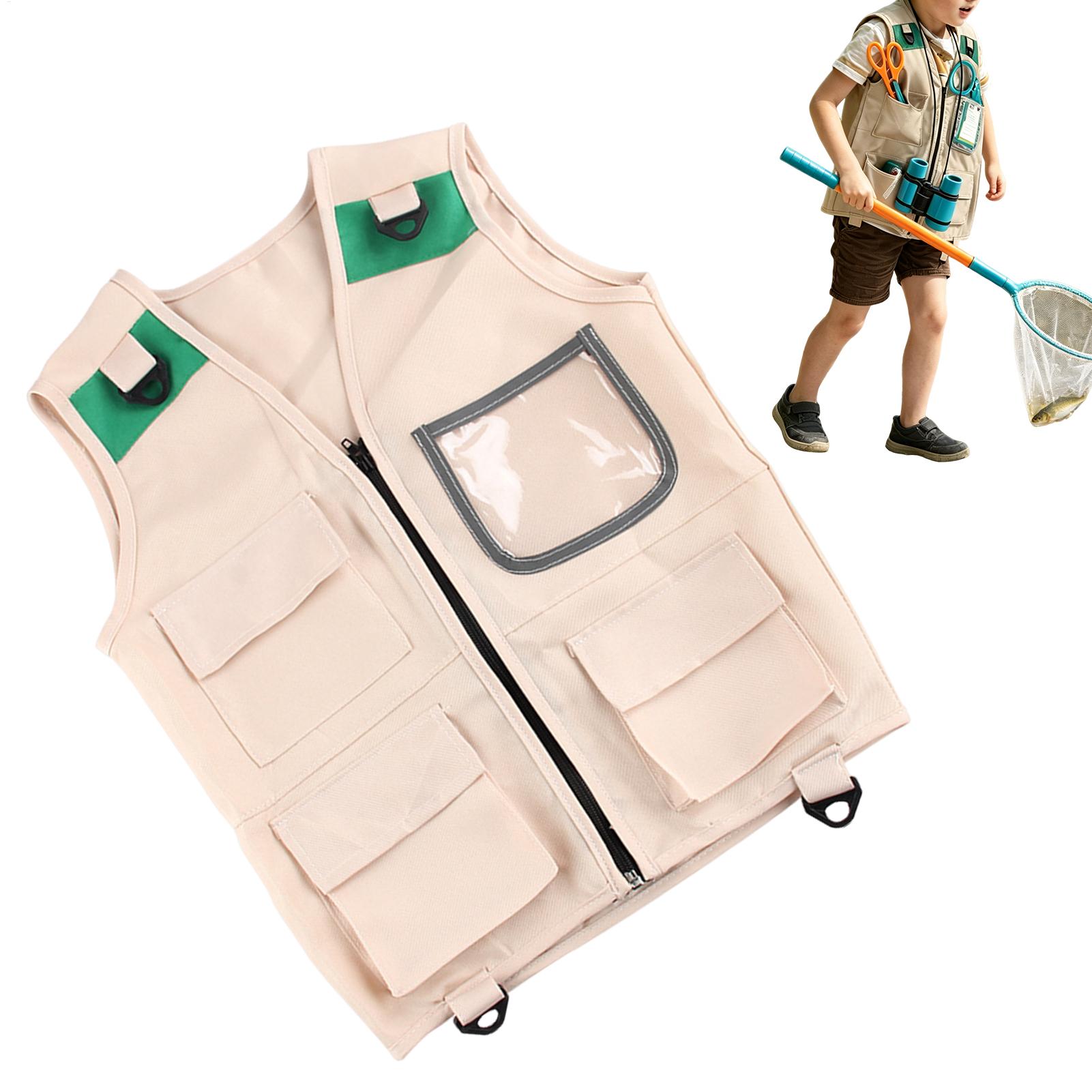 サファリコスチューム キッズ 古生物学者 カーゴベスト 考古 - Fishing Vest のレビューと価格