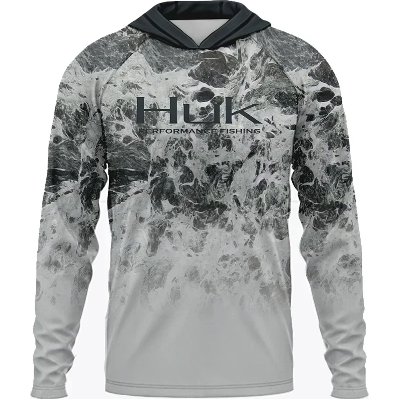 HUK フィッシング長袖 UPF 50 フード付き日焼け止め - Fishing Hoodie のレビューと価格
