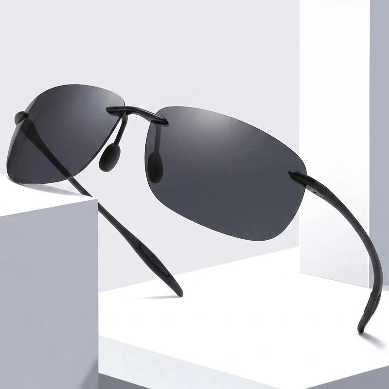 新製品TR90偏光サングラス 男女兼用 フレームレス ドライ - Fishing Sunglasses Polarized のレビューと価格