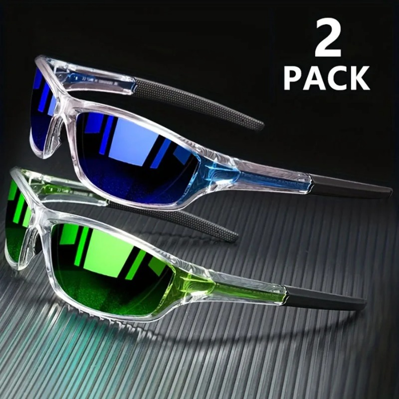 1/2個入り メンズスポーツサングラス 軽量 ナイトビジョン - Fishing Sunglasses Polarized のレビューと価格