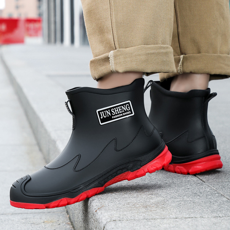 防水クロスボーダーメンズレインシューズ、ファッショナブルなシ - Fishing Socks のレビューと価格