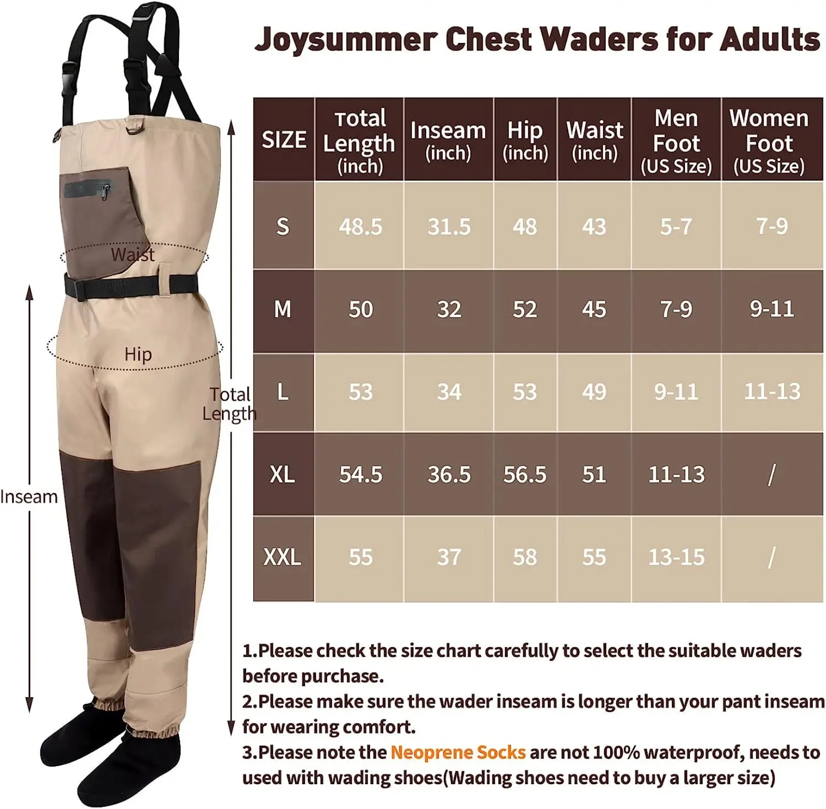 Goture メンズ レディース 通気性チェストウェーダー  - Fishing Waders のレビューと価格