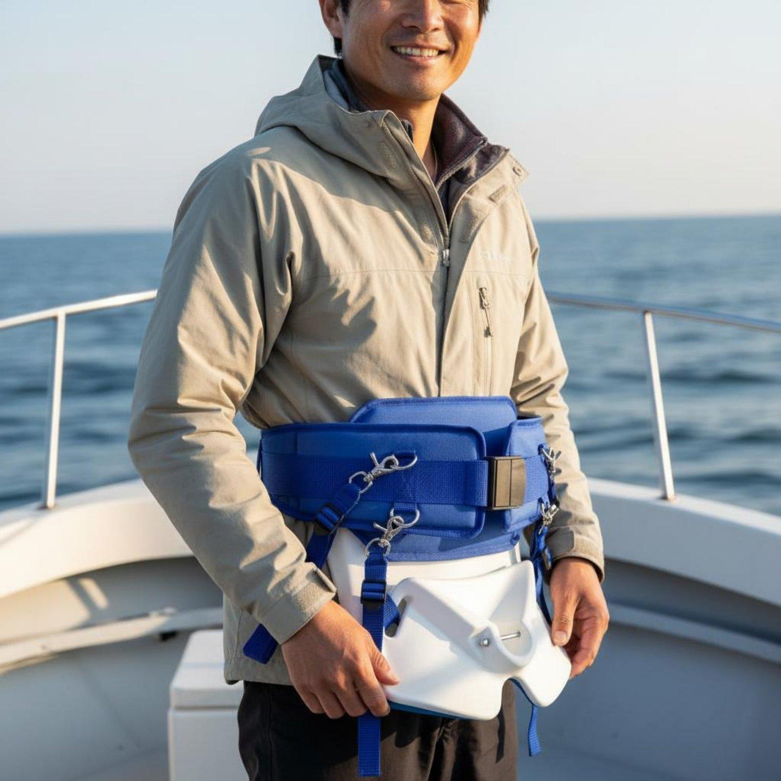 釣り用ファイティングベルト 高強度釣り竿ホルダーベルト 軽量 - Fishing Belt のレビューと価格